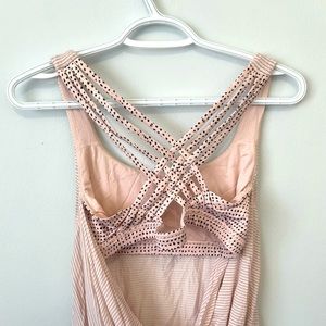 Lulu lemon tank with built in sports bra size 6